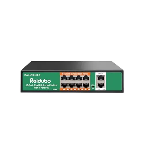 Reidubo Gigabit PoE Switch
