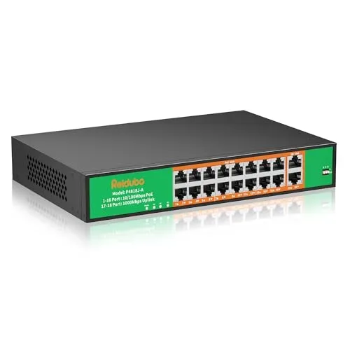 Reidubo Fast Ethernet PoE Switch