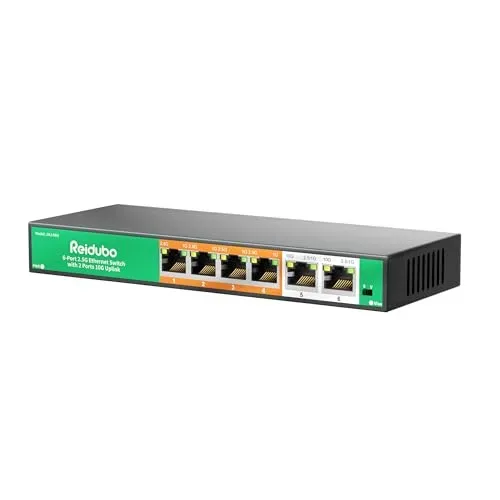 Reidubo 6-Port 10G Switch